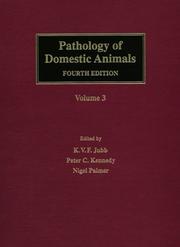 Cover of: Pathology of Domestic Animals, Volume 3 (4th Edition) (Pathology of Domestic Animals) by 