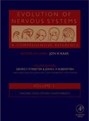 Cover of: Evolution of Nervous Systems, Four-Volume Set, Volume 1-4