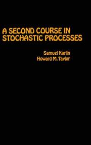 Cover of: A second course in stochastic processes