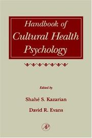 Handbook of cultural health psychology