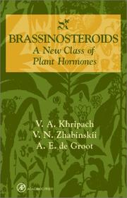 Cover of: Brassinosteroids | V. A. Khripach