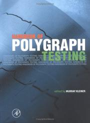 Cover of: Handbook of polygraph testing by edited by Murray Kleiner.