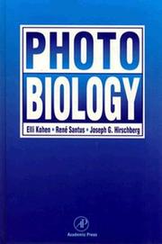 Cover of: Photobiology