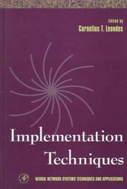 Cover of: Implementation Techniques (Neural Network Systems Techniques and Applications)