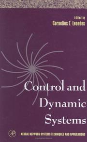 Cover of: Control and Dynamic Systems, Neural Network Systems Techniques and Applications, Volume 7 (Neural Network Systems Techniques and Applications, Vol 7)