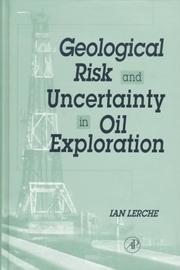 Cover of: Geological risk and uncertainty in oil exploration by I. Lerche