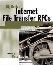 Cover of: Big book of Internet file transfer RFCs by Peter Loshin