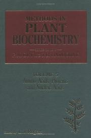 Cover of: Methods in Plant Biochemistry by P. M. Dey, P. M. Dey