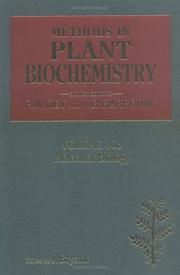 Cover of: Molecular Biology, Volume 10B (Methods in Plant Biochemistry)