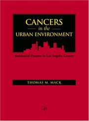 Cancers in the Urban Environment by Thomas M. Mack
