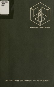 Cover of: Agriculture/2000. by Orville L. Freeman