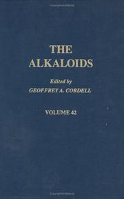 Cover of: Chemistry and Pharmacology, Volume 42: Volume 42 (The Alkaloids)