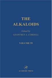 Cover of: Chemistry and Biology, Volume 54 (The Alkaloids)