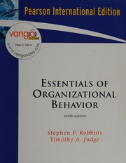 Cover of: Essentials of Organizational Behavior: International Edition
