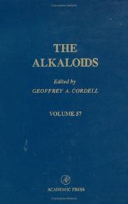 Cover of: The Alkaloids, Volume 57: Chemistry and Biology (The Alkaloids)