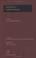 Cover of: Experimental Methods in the Physical Sciences, Volume 38 