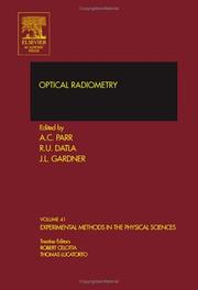 Optical radiometry by A. C. Parr