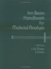 Cover of: Ion beam handbook for material analysis