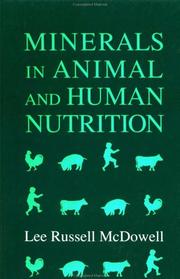 Cover of: Minerals in animal and human nutrition