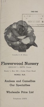Cover of: Wholesale price list, 1942-1943 by Flowerwood Nursery