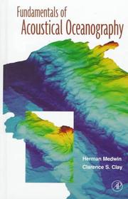 Cover of: Fundamentals of acoustical oceanography by Herman Medwin