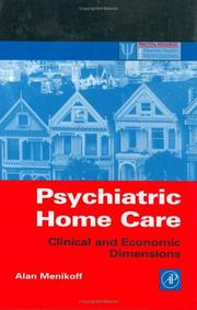 Cover of: Psychiatric Home Care by Alan Menikoff