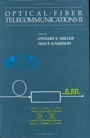 Cover of: Optical fiber telecommunications II