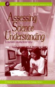 Cover of: Assessing science understanding: a human constructivist view