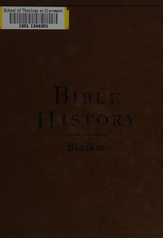 Cover of: A manual of Bible history: in connection with the general history of the world