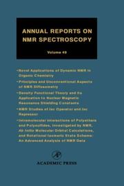 Cover of: Annual Reports on NMR Spectroscopy, Volume 49 (Annual Reports on Nmr Spectroscopy)