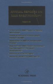 Cover of: Annual Reports on NMR Spectroscopy, Volume 50 (Annual Reports on Nmr Spectroscopy)