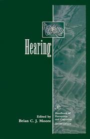 Hearing by Brian C. J. Moore