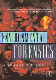 Cover of: Environmental Forensics by Robert D. Morrison, Brian L. Murphy
