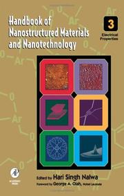 Cover of: Handbook of Nanostructured Materials and Nanotechnology, Volumes 1-5 by Hari Singh Nalwa