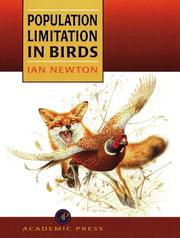 Cover of: Population Limitation in Birds by Ian Newton