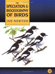Cover of: The speciation and biogeography of birds