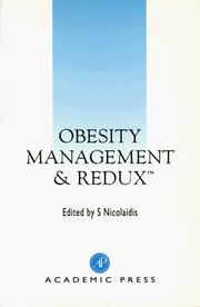 Cover of: Obesity management and redux by edited by Stylianos Nicolaidis.