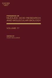 Progress in Nucleic Acid Research and Molecular Biology, Volume 58 (Progress in Nucleic Acid Research and Molecular Biology) by Kivie Moldave