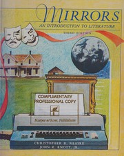 Cover of: Mirrors: an introductionto literature