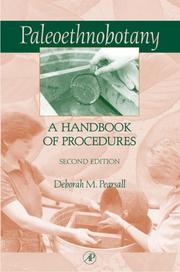 Cover of: Paleoethnobotany: a handbook of procedures