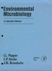 Cover of: Environmental microbiology by Ian L. Pepper