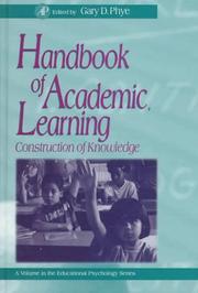 Cover of: Handbook of Academic Learning: Construction of Knowledge (Educational Psychology)
