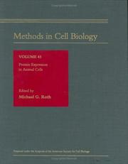 Cover of: Protein Expression in Animal Cells (Methods in Cell Biology) by 