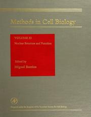 Cover of: Nuclear Structure and Function, Volume 53 (Methods in Cell Biology) by 