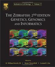 Cover of: The Zebrafish by 