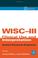 Cover of: Wisc-III Clinical Use and Interpretation 