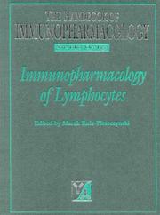 Cover of: Immunopharmacology of Lymphocytes (Handbook of Immunopharmacology)