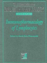 Cover of: Immunopharmacology of Lymphocytes (Handbook of Immunopharmacology) | 