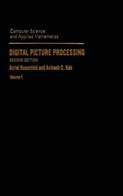 Digital Picture Processing, Volume 1