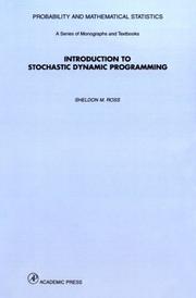 Cover of: Introduction to Stochastic Dynamic Programming